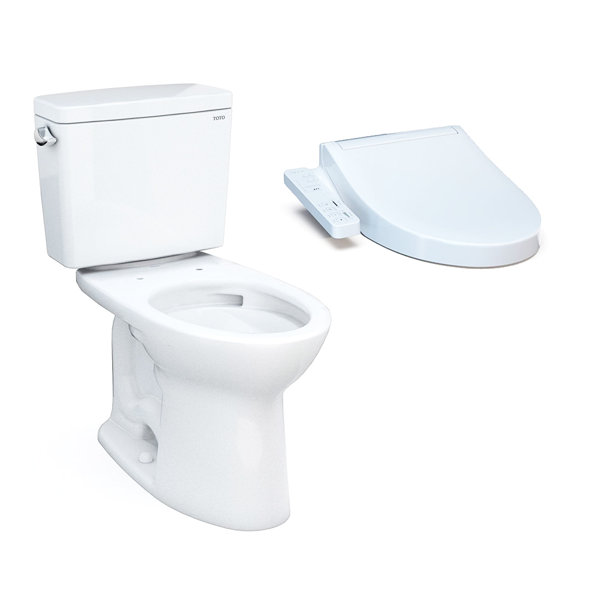 TOTO Drake 1.6 GPF (Water Efficient) Elongated Bidet Toilet (Seat